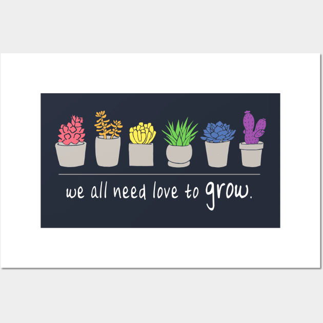 Succulent Pride Wall Art by meganrenaeart